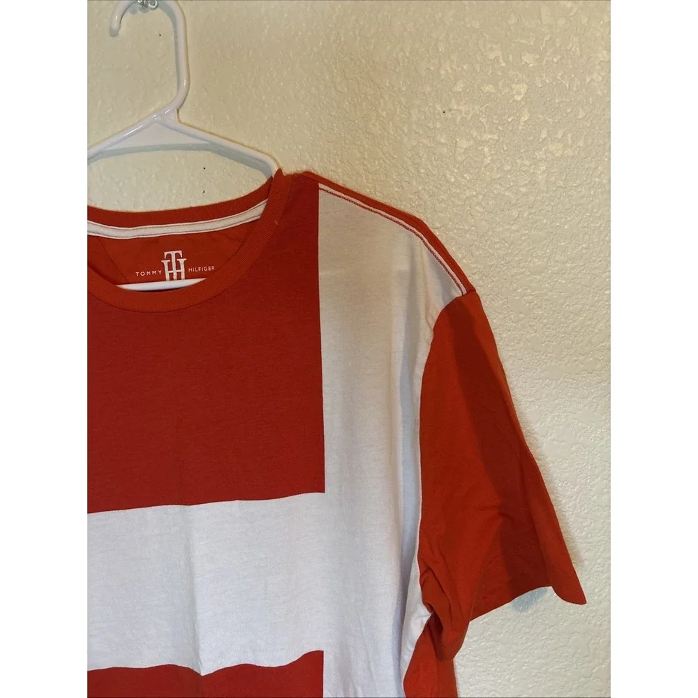 Tommy Hilfiger Classics T-Shirt Rare white H Design Logo size XL - Picture 9 of 16